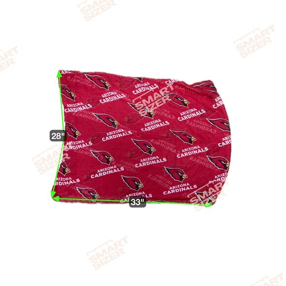 Arizona Cardinals Logo Infinity Scarf Red Lightweight Sheer NFL Tailgating Fan - Picture 5 of 8
